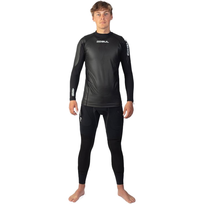 2026 Gul Mens Code Zero Vaprskin Long Sleeve Thermal Outer Top CZ0002 - Black